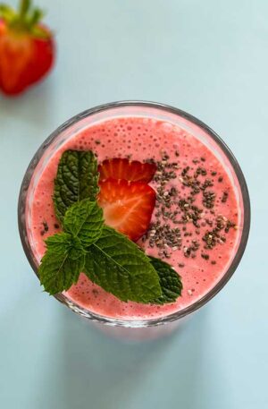 Spicy Strawberry Smoothie