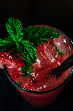 Strawberry and Peppermint Smoothie